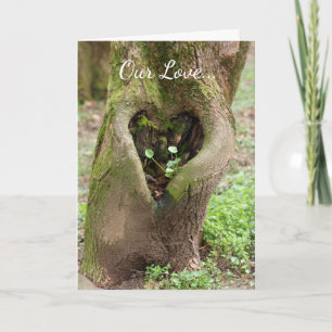 I Love You Heart Tree Greeting Card