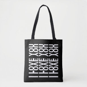 I LOVE YOU - Hidden Love Message Tote Bag