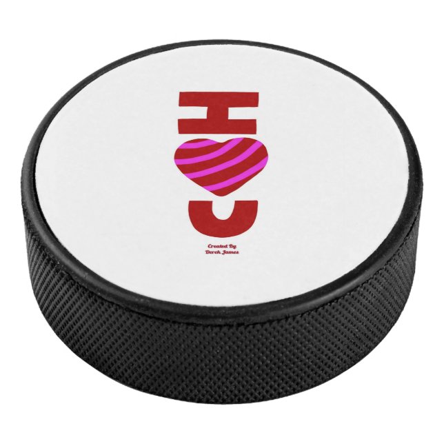 I Love You Hockey Puck (3/4)