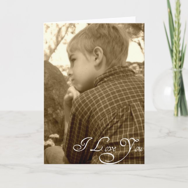I Love You Holiday Card (Front)