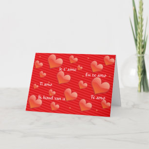 I Love You Holiday Card
