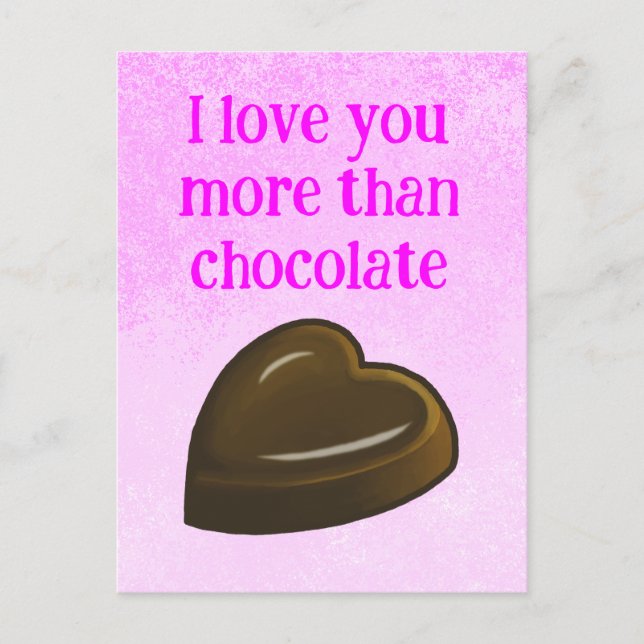 I love you holiday postcard (Front)