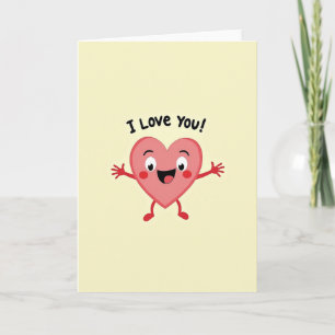 I Love You Hug Heart Card
