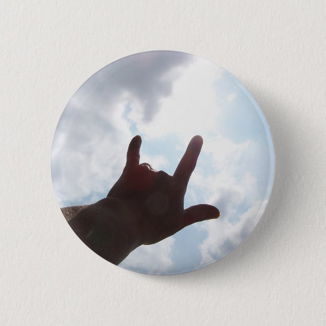 I LOVE YOU in Sign Language 2 Inch Round Button (Front)