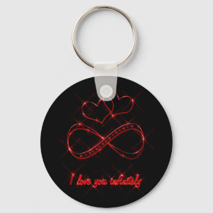 I love you infinitely keychain
