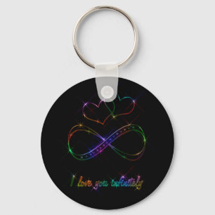 I love you infinitely keychain