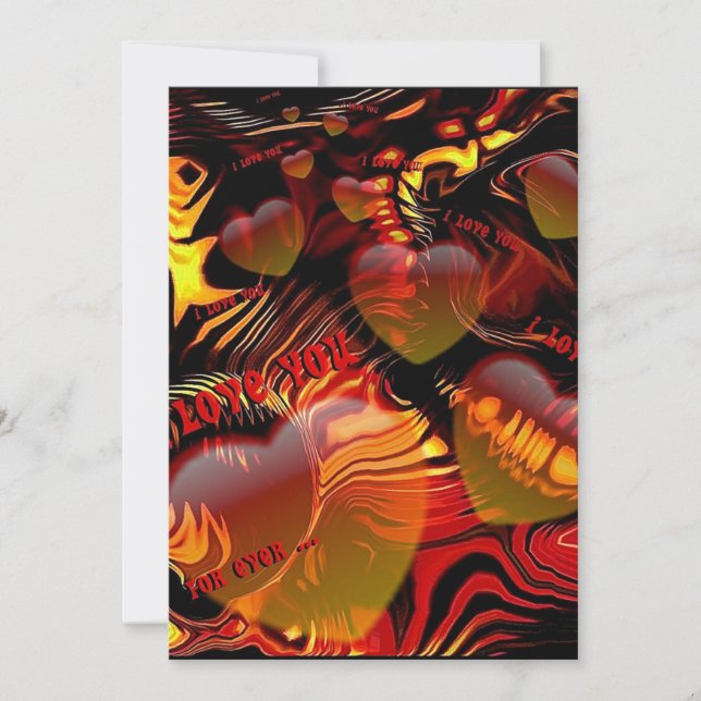 I love You Invitation (Front)