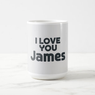 I Love You James Coffee Mug