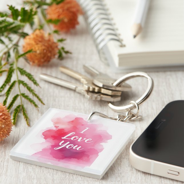 I Love You Keychain (Front Right)