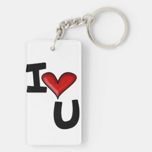 i love you keychain