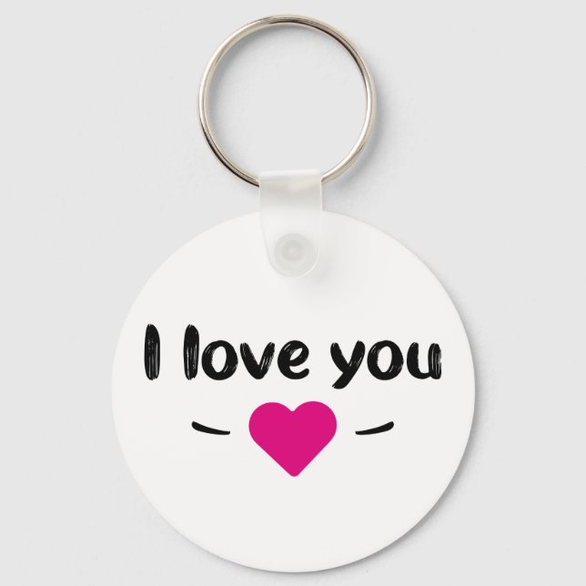 I love you keychain (Front)