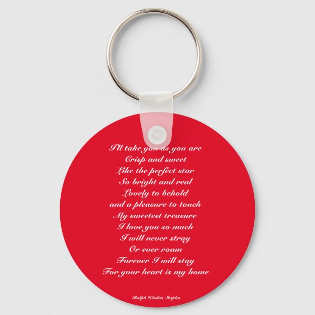 I love you keychain (Front)