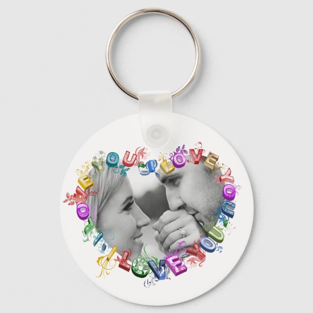 I LOVE YOU KEYCHAIN (Front)