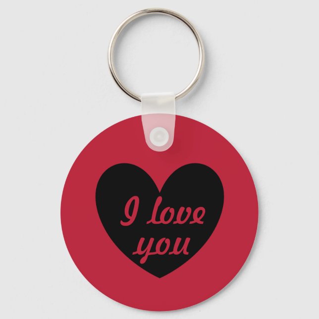 "I love you" Keychain (Front)