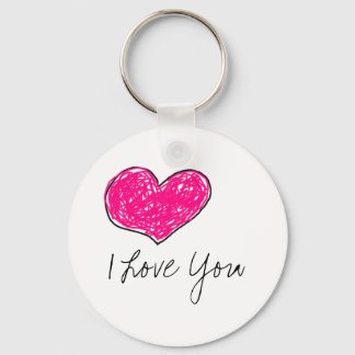 I Love You Keychain
