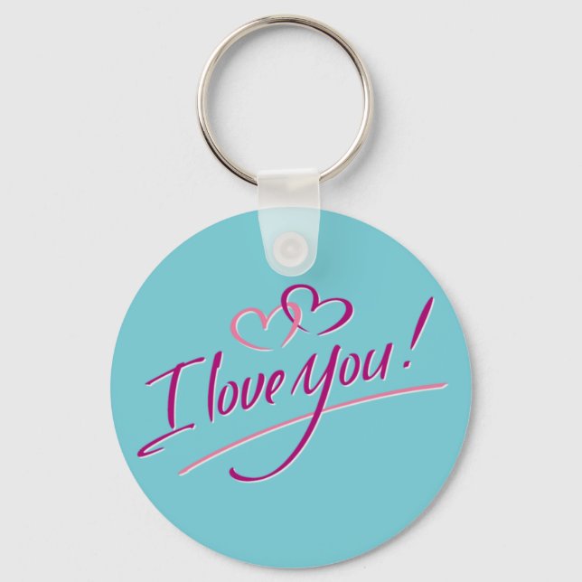 I Love You Keychain (Front)