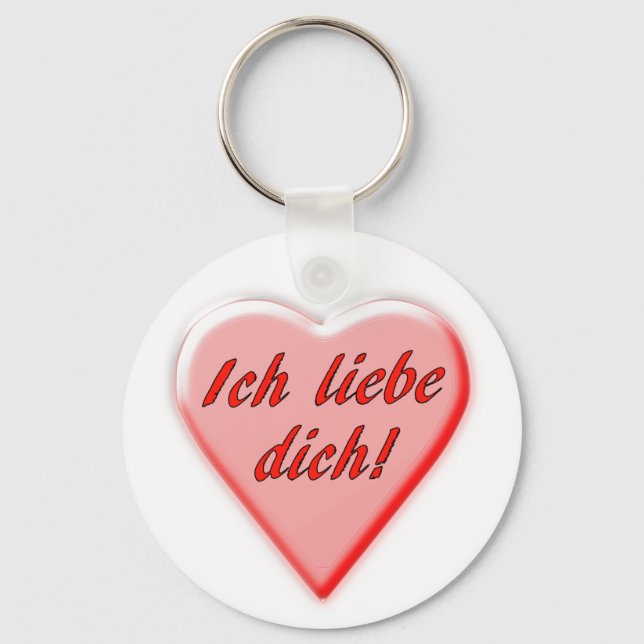 I Love You Keychain (Front)