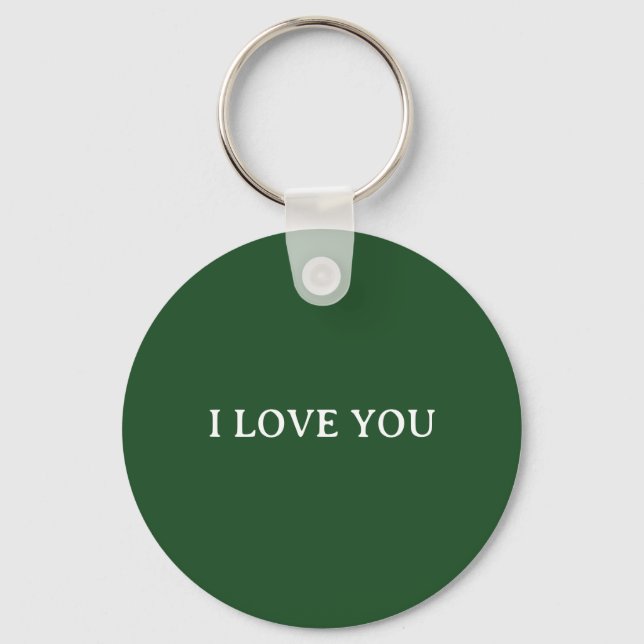 I LOVE YOU KEYCHAIN (Front)