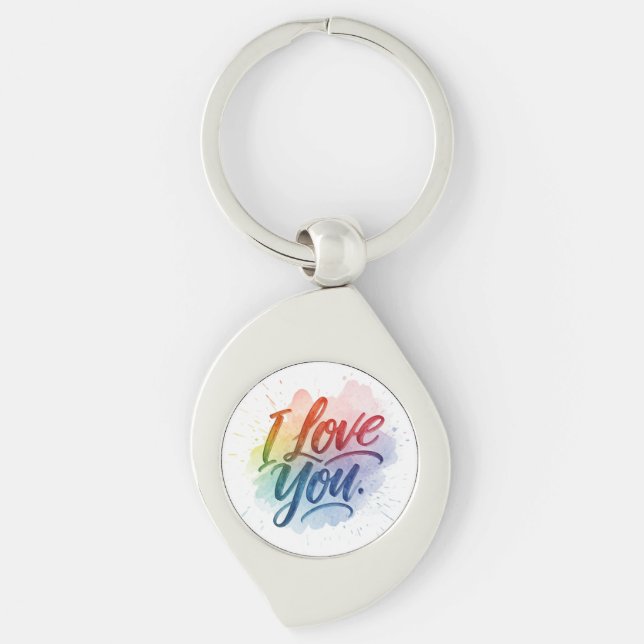 I Love You  Keychain (Front)