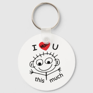 I Love You Keychain