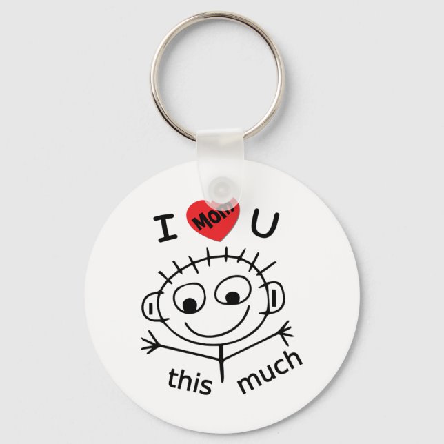 I Love You Keychain (Front)
