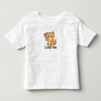 I Love You Kitten Toddler T-shirt
