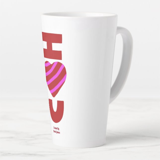I Love You Large Latte Mug (Right Angle)
