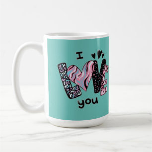 I love you latte mug