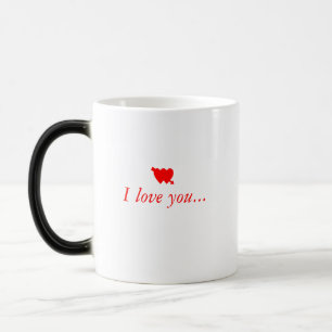 I love you (left hand) magic mug