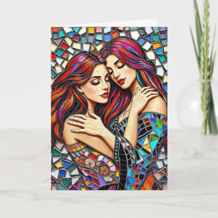 I Love You   Lesbian Couple Card