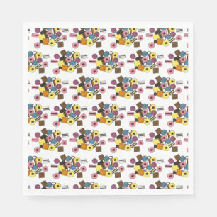 I Love You Licorice Allsorts Valentine's Day Candy Napkin