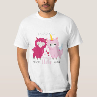 I Love You Llots Llama Customized Gift Him Her T-Shirt