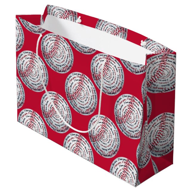 I Love you Love Boston 6-Baseball-GIFT BAG L (Back Angled)
