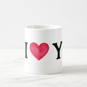 i love you lovely heart mug