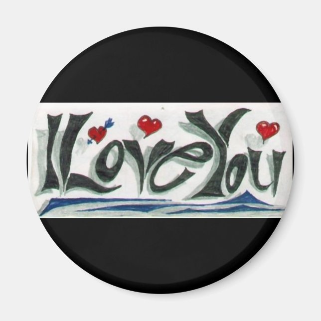 I Love You Magnet (Front)