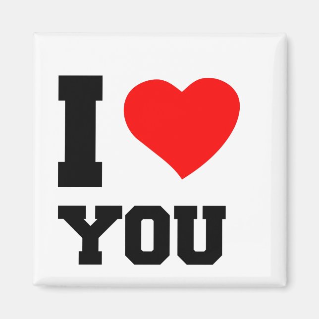 I LOVE YOU MAGNET (Front)