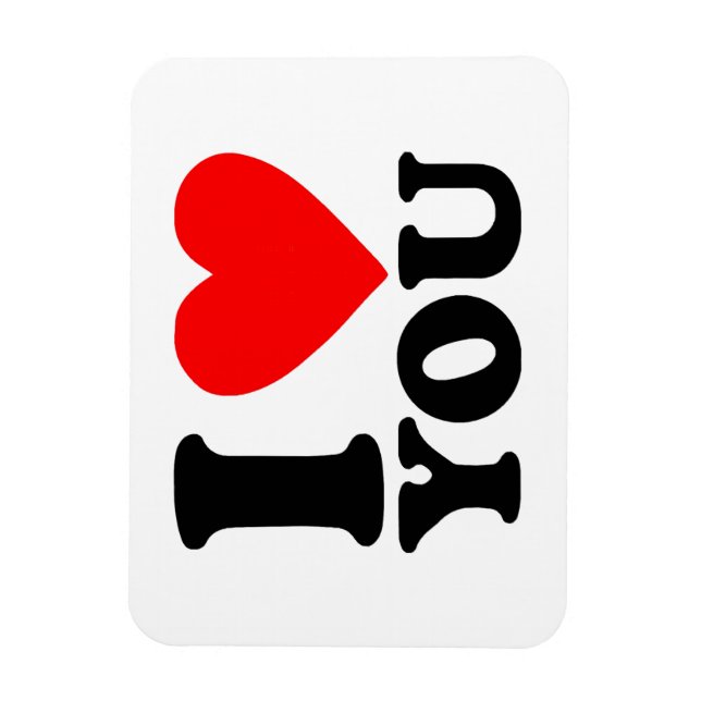 I Love You Magnet (Vertical)