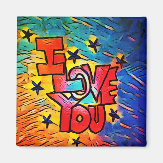 I Love You Magnet (Front)