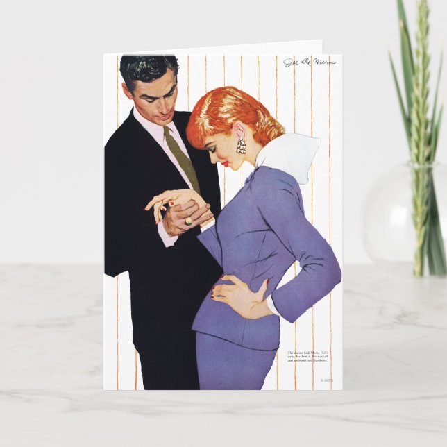 I Love You, Mama Girl Card (Front)