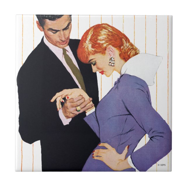 I Love You, Mama Girl Tile (Front)