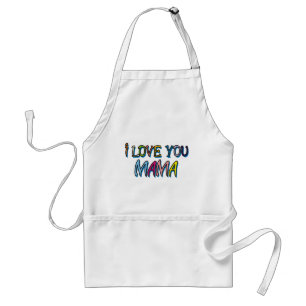I Love You Mama Shirts Standard Apron