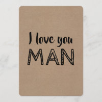 I love you MAN Funny Groomsman Proposal
