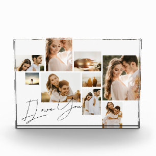I Love You Modern Simple Collage 9 Multi Photo