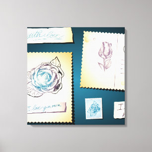 I love you mom, canvas print