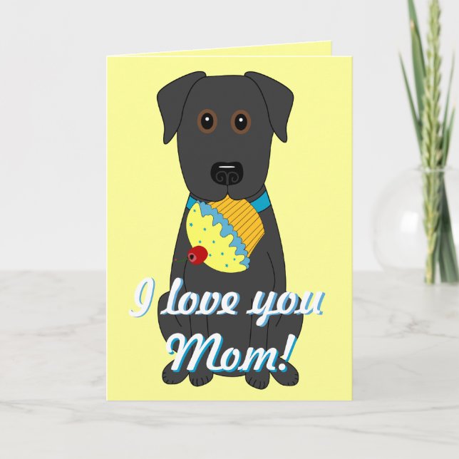 I love you Mom! Card (Front)