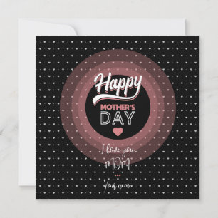 I love you mom card
