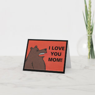 I love you mom card