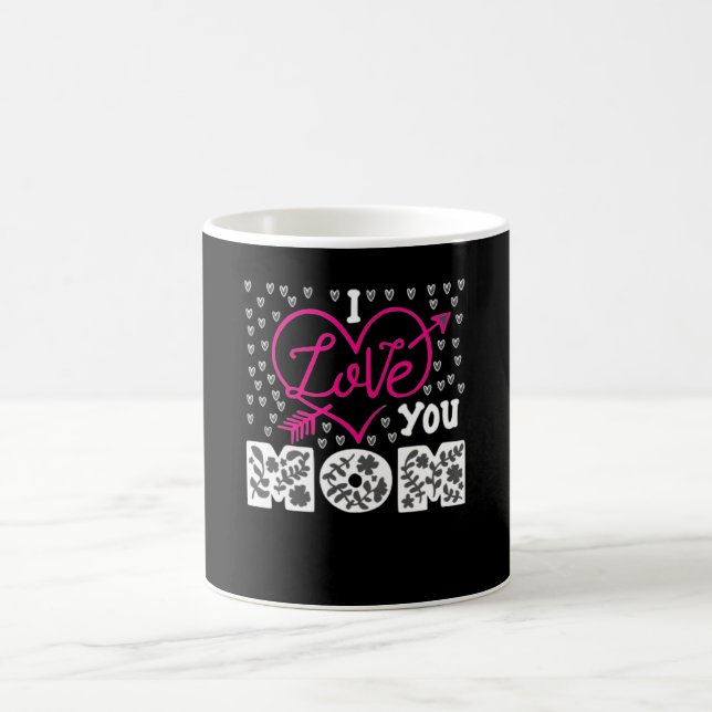 I love you Mom Coffee Mug (Center)
