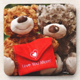 I LOVE YOU MOM - Cute & Cuddly Teddy Bears Coaster