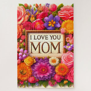 I Love You Mom Jigsaw Puzzle